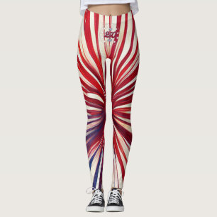 Legging Aniversário de 250 anos da América 1776-2026 Fogos