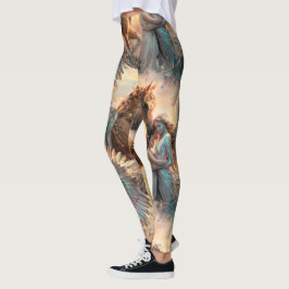 Legging Anjos e Cavalos
