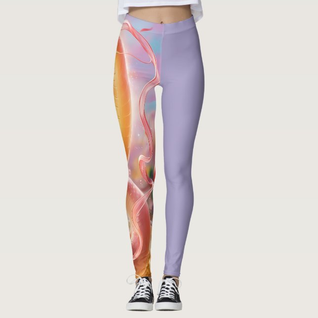 Legging Ano da Serpente 2025: Abraçando Sorte e Prosperida (Frente)