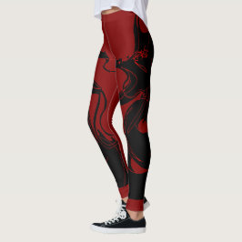 Legging Anopurodon Dragão Duplo Preto