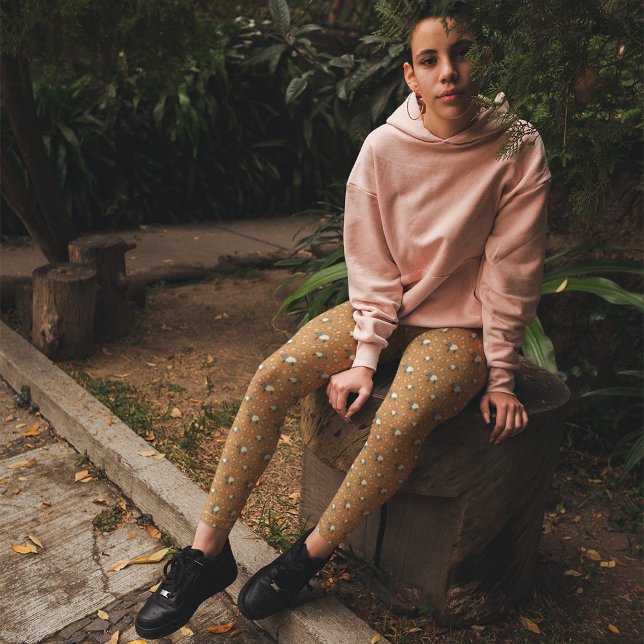 Legging Anta Malaia com Padrão de Laranja Canela (Criador carregado)