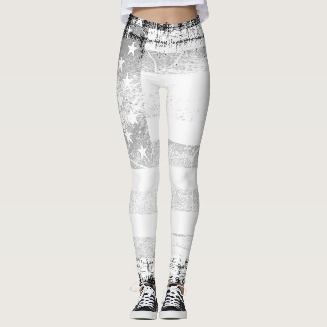 Legging Antiga bandeira americana (Frente)