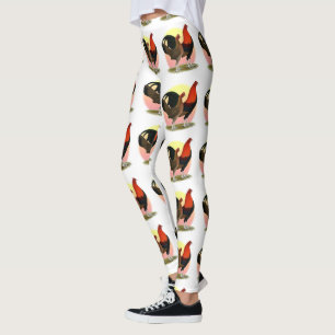 Legging Antigo Bantam do Jogo Inglês:  BB Red