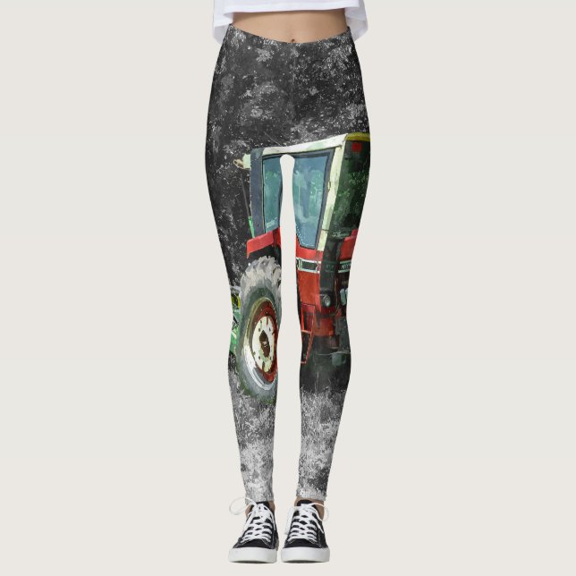 Legging Antigo Trator Internacional Painterly (Frente)