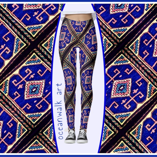 Legging Antiguidade Soumak Oriental Rug Design (Criador carregado)