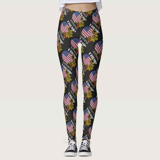 Legging Apoiante português do Trump (Frente)