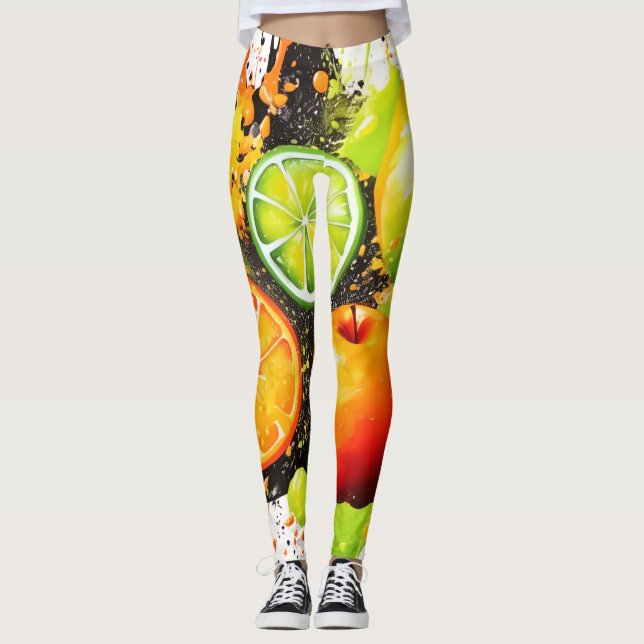 Legging Apple e Citrus Burst (Frente)