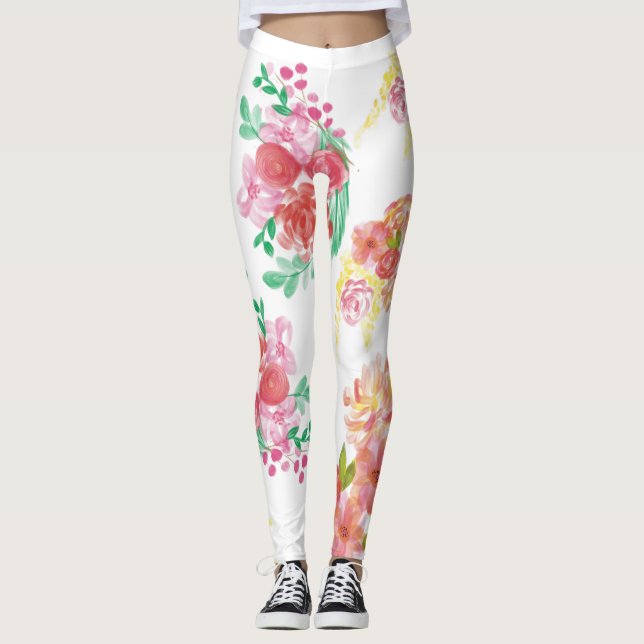 Legging Aqua fleur (Frente)