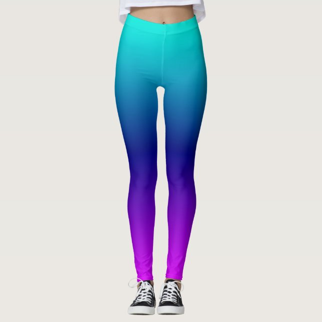 Legging Aqua Ombre (Frente)