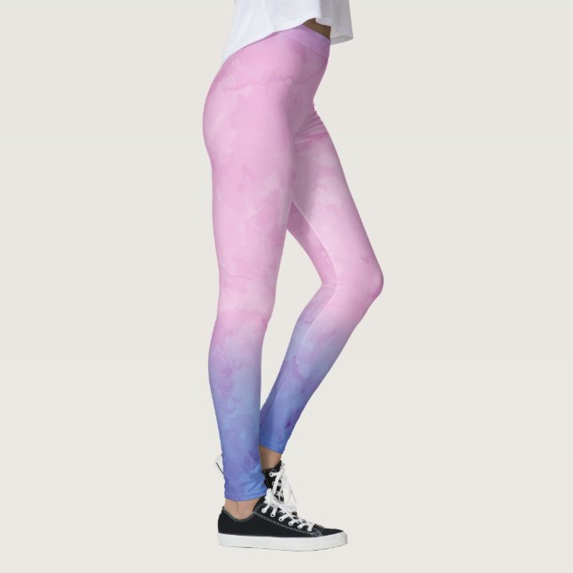 Legging Aquarela Ombre Rosa (Direita)