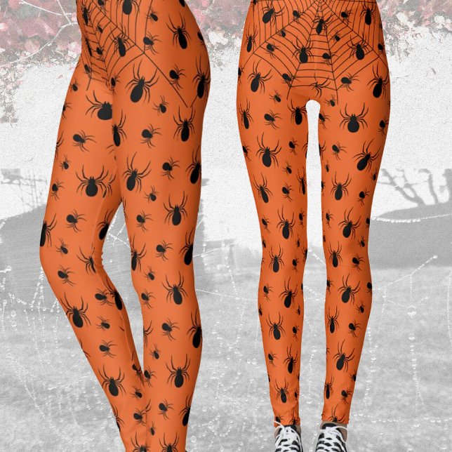 Legging Aranha-do-mato-bruxa-aranha-preta (Criador carregado)