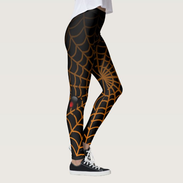 Legging Aranha Incrível e divertido design de Halloween de (Direita)