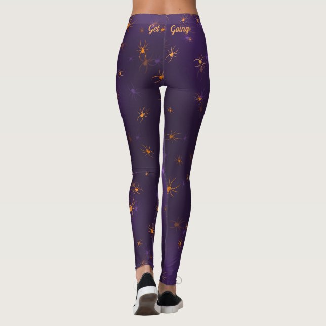 Legging Aranhas Assustadoras (Verso)