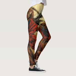 Legging Archangel Michael com Demônio