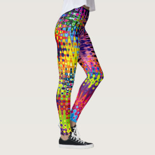 Legging Arco Arco-Íris Líquido Bootiístico Jamaica Rave