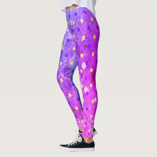 Legging Arco-íris-álcool-tinta