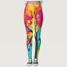Legging Arco-íris Árvore da Vida