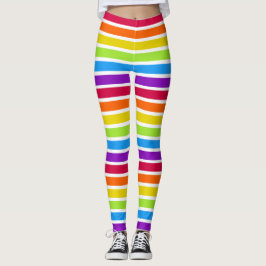 Legging Arco-Íris Brilhante Colorido