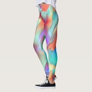 Legging Arco-íris colores em rocha comum virtual