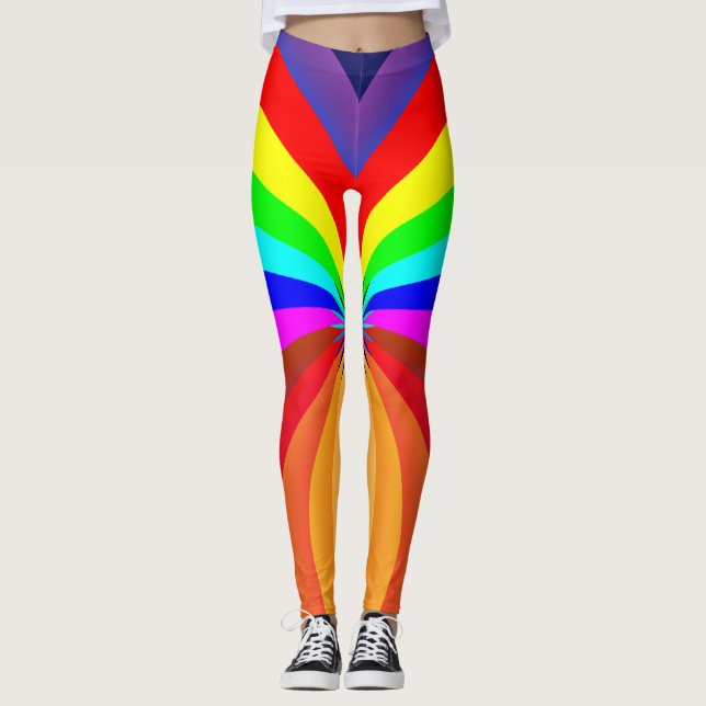 Legging Arco-Íris Colorido Mandala-46556 (Frente)