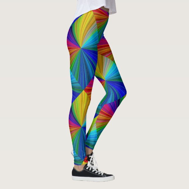 Legging Arco-Íris com gradação circular (Direita)