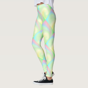 Legging Arco-íris de cor Pastel