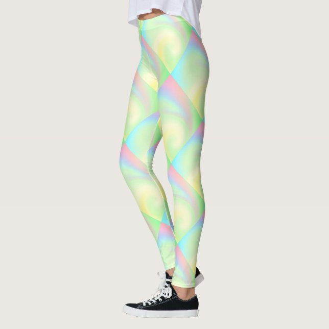 Legging Arco-íris de cor Pastel (Esquerda)