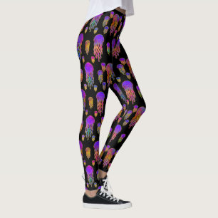 Legging Arco-íris de Dança Subaquática Jato