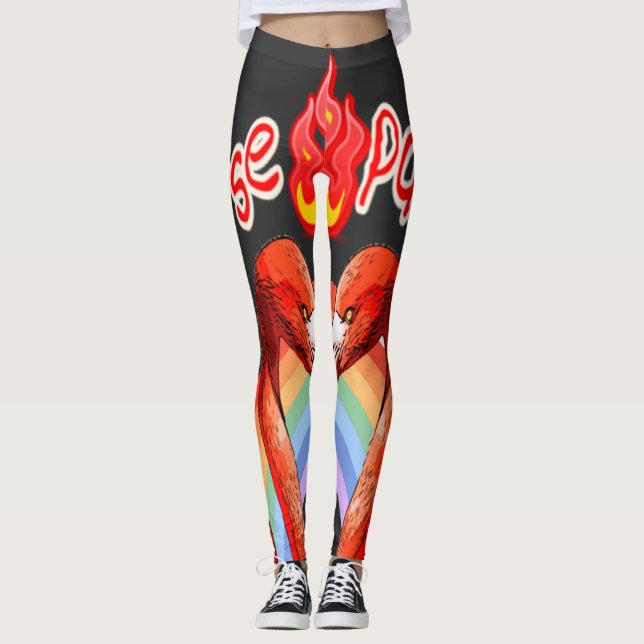 Legging arco-íris de unidade (Frente)