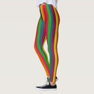 Legging Arco-íris - Decoração Vertical em
