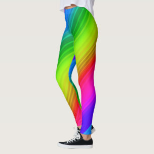 Legging Arco-íris multicolorido