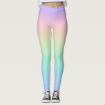 Legging Arco-íris pastel<br><div class="desc">Um arco-íris pastel colorido gradiente.</div>