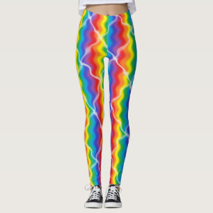 Legging Arco-íris rachado