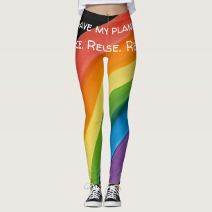 Legging ARCO-ÍRIS Salve meu planeta (personalizável)