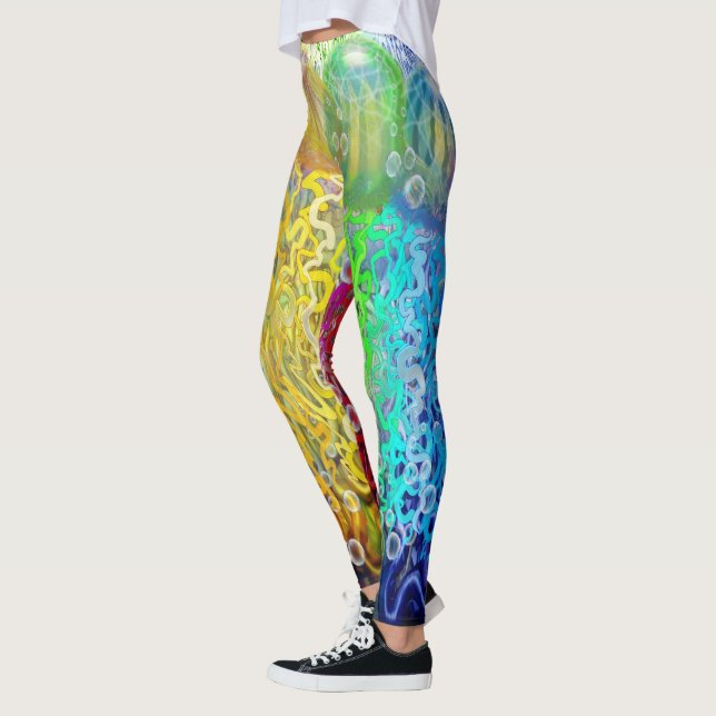 Legging Arco-íris Tentáculos (Esquerda)