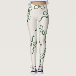 Legging Arcos de Natal Retroativos Clássicos de Feriado Ve