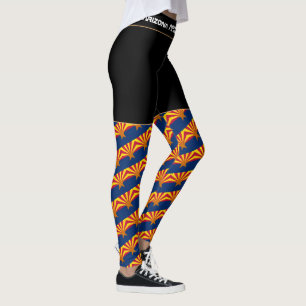Legging Arizona Flag & America, Moda dos EUA/esportes