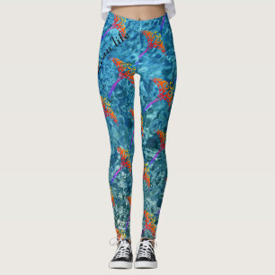 Legging Arraia-lixa da VIDA do OCEANO