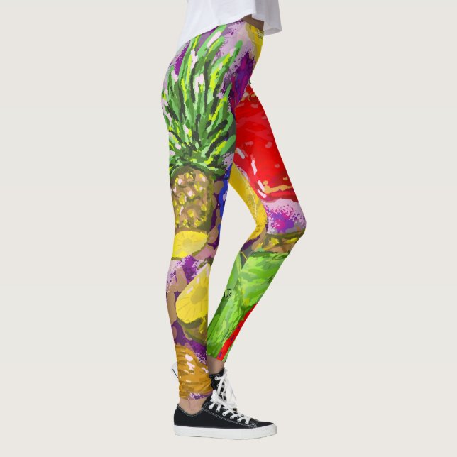 Legging Arranjo de Arte com Frutas (Direita)