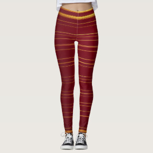Legging "Arsenal de Vinho Vermelho: Precisão Criada em Det