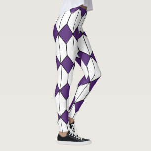 Legging Art Deco Diamantes e Hexágonos