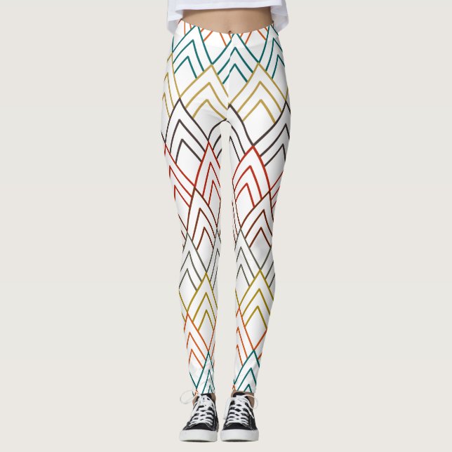 Legging Art Deco Mounties (Frente)