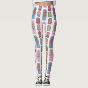 Legging Art Deco Trees