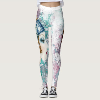 Legging Art Deco Watercolor Roaring 20