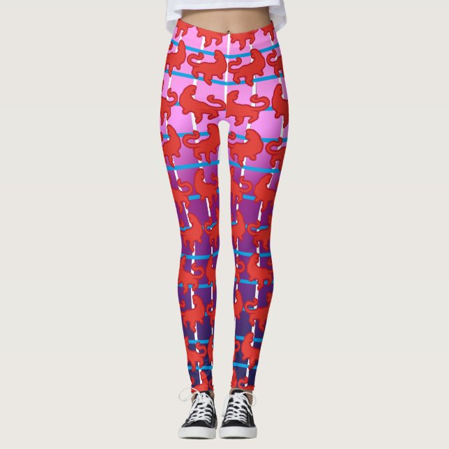 Legging Art Lover Cute Tiger (Frente)