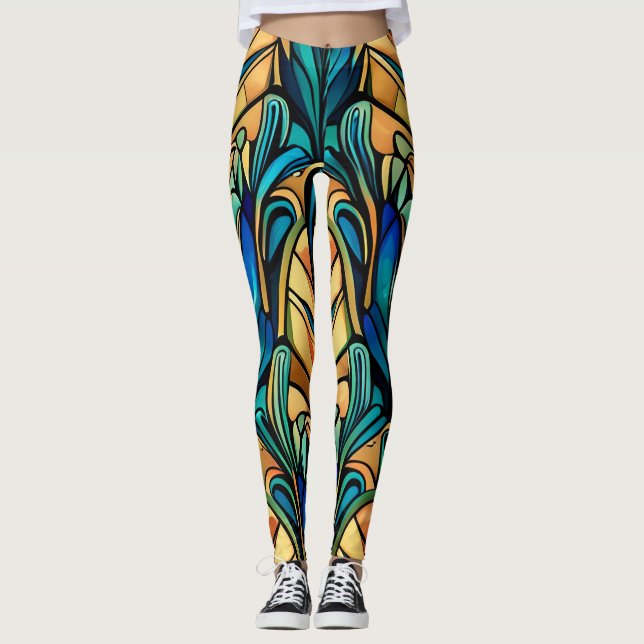 Legging Art Nouveau design (Frente)