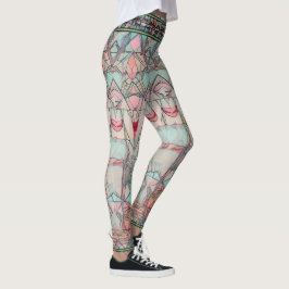 Legging Art nouveau e arte persa - arte digital inspirada