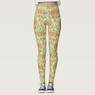 Legging Art Nouveau: Elegância Floral