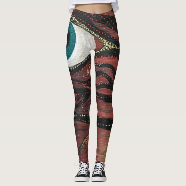 LEGGING ARTE ABORÍGENE - CANELEIRAS (Frente)