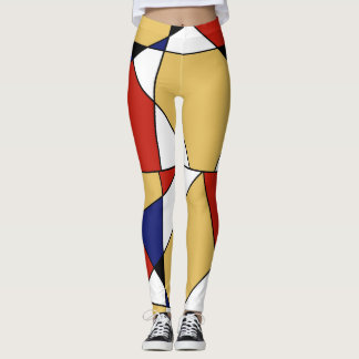 LEGGING ARTE ABSTRATA DE MONDRIAN DE STIJL